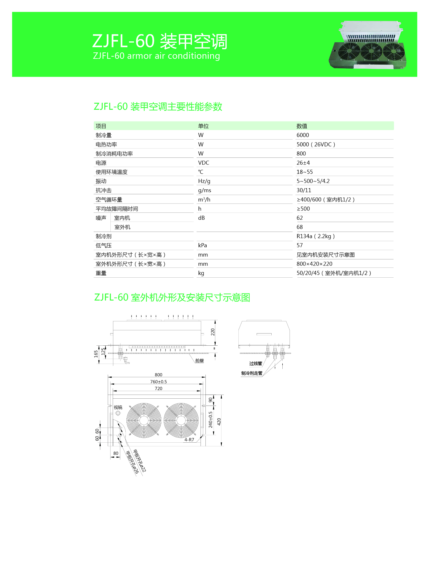 ZJFL-60裝甲空調(diào)